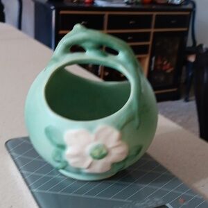 Weller pottery desert rose pattern small vase